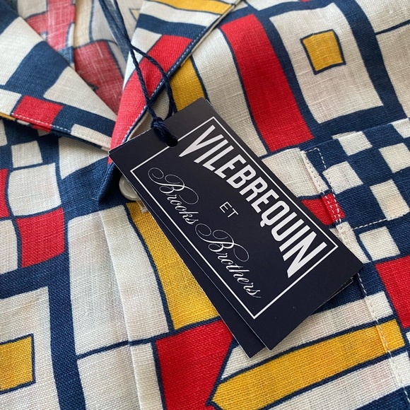 Brooks Brothers Et Vilebrequin Bowling
Shirt in the Mixed Signals Print - Picture 8 of 12